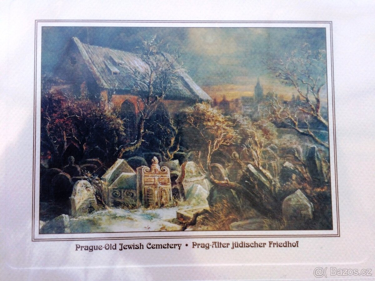 Prague Old Jewish Cementery - Grafické listy - 2