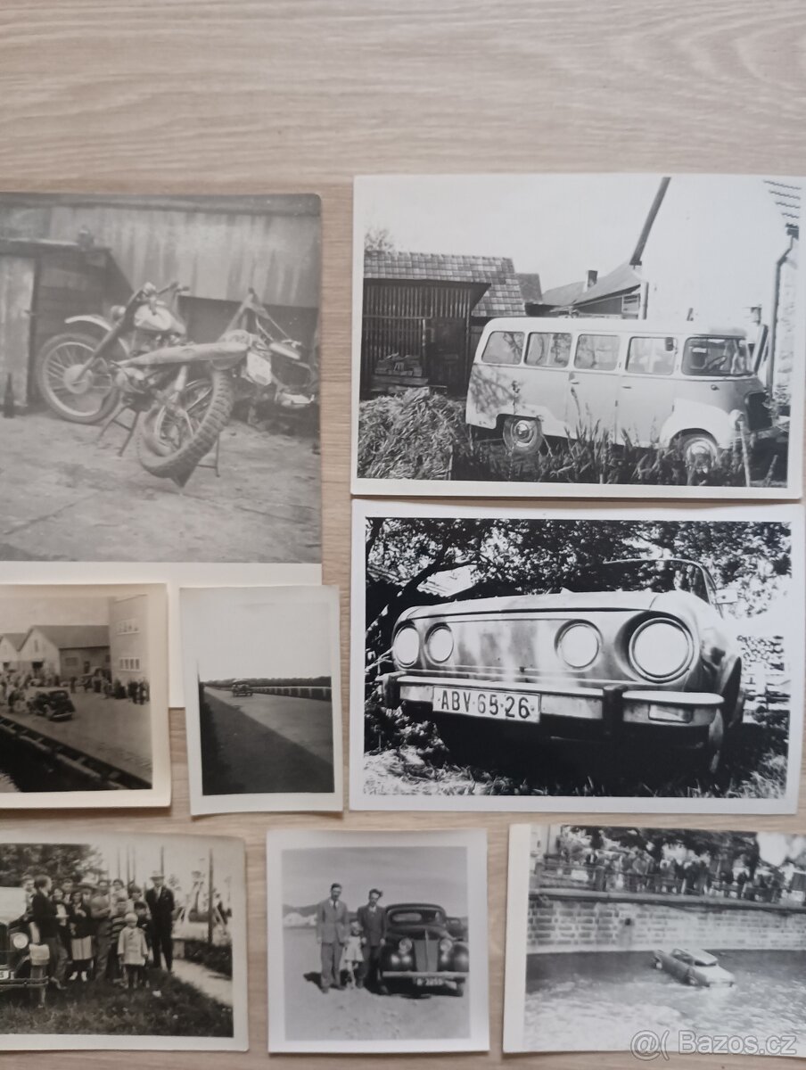 Černobílé fotografie auto moto - 2