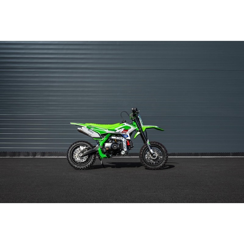 Pitbike Leramotors Thunder 70ccm, kola 10/10, zeleny