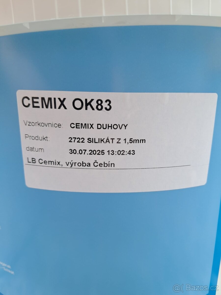 Silikátová omítka Cemix zatíraná 1.5 mm 25 kg 2722 - 2