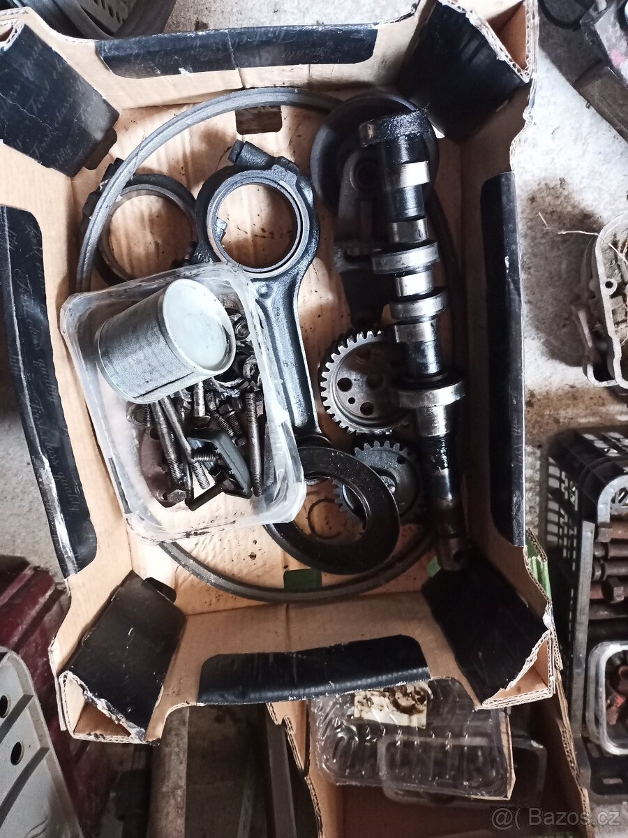 rs 09-díly motoru dvouválec - 2