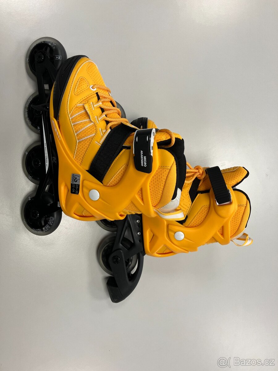 Dětské kolečkové brusle Fit 5 velikost 35-38 - 2