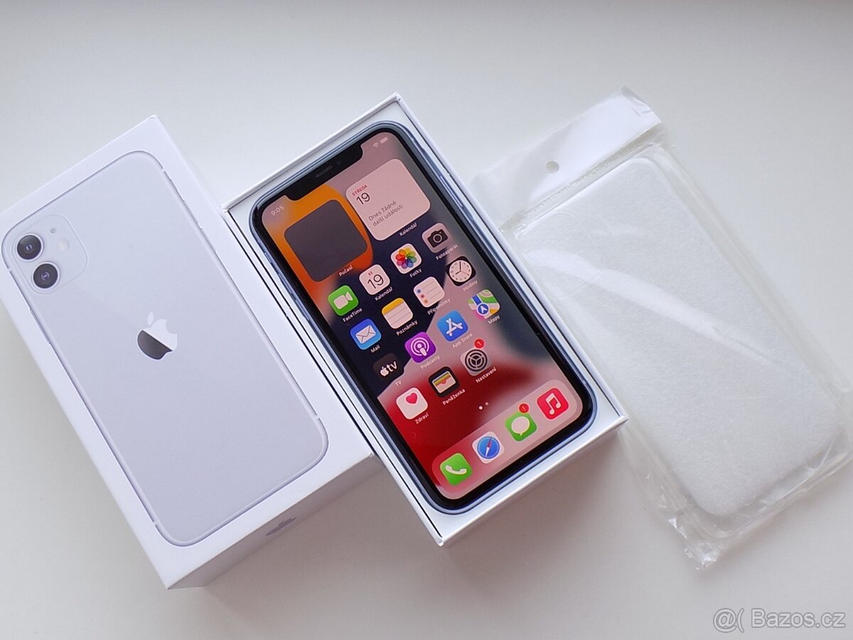 APPLE iPhone 11 64GB Purple - ZÁRUKA 12 MĚSÍCŮ - KOMPLETNÍ - 2