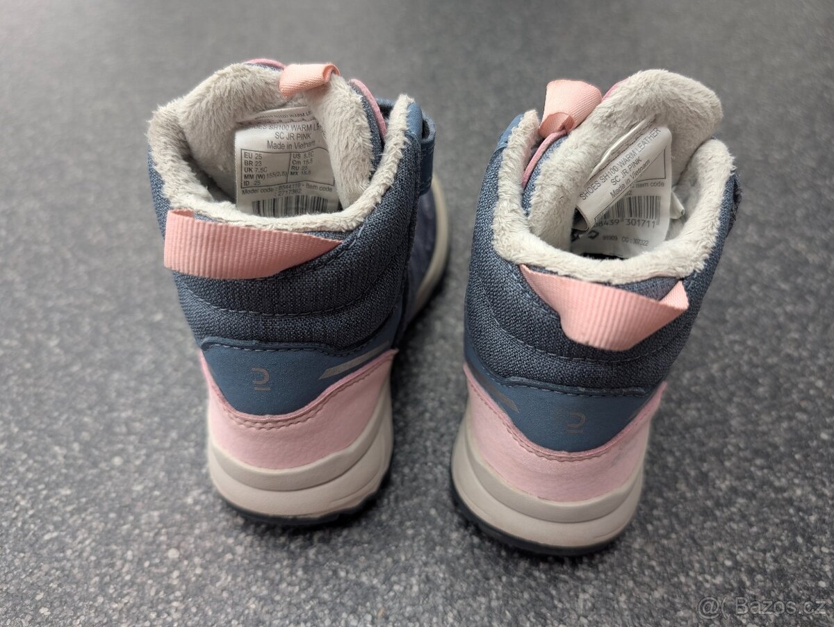 Dívčí zimní boty, vel. 25 - 2