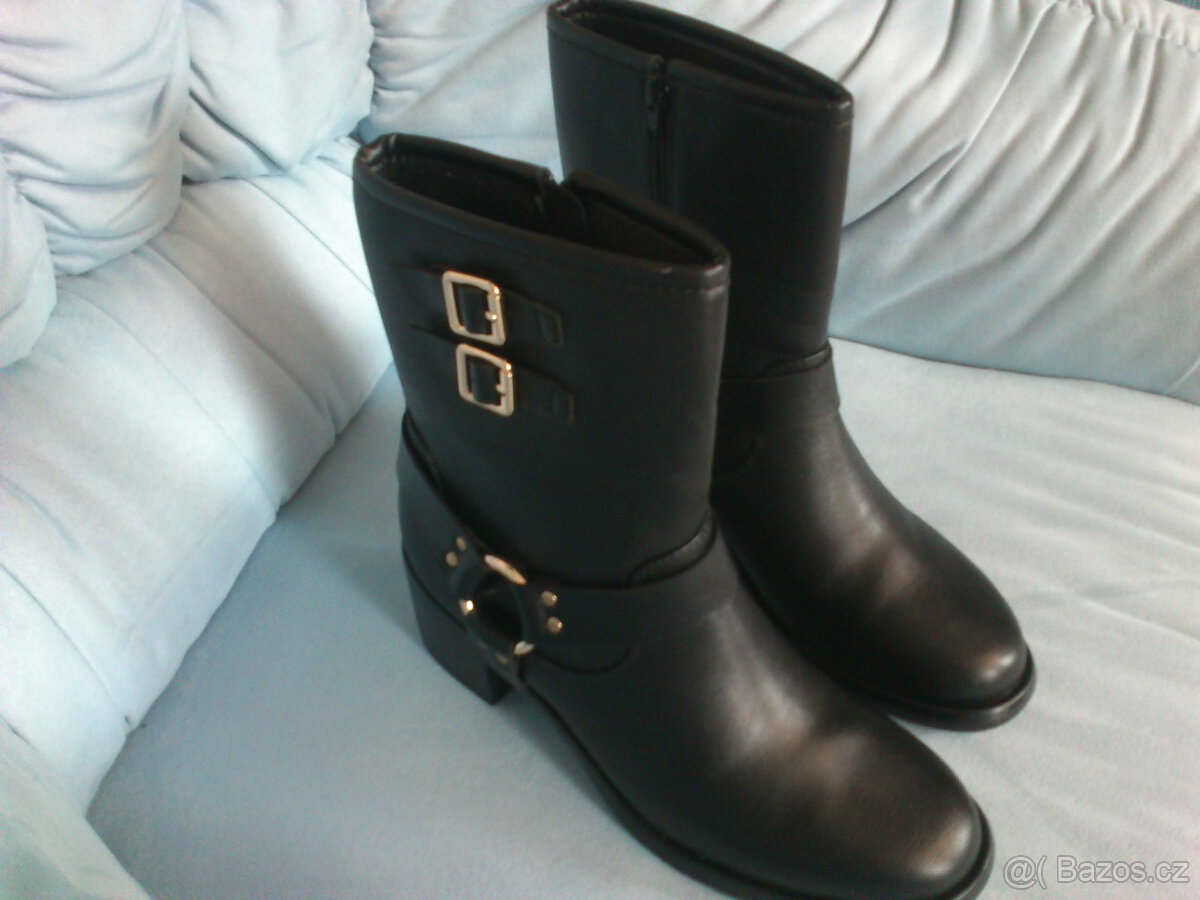 Nové zimní dámské boty kozačky Catwalk - 2