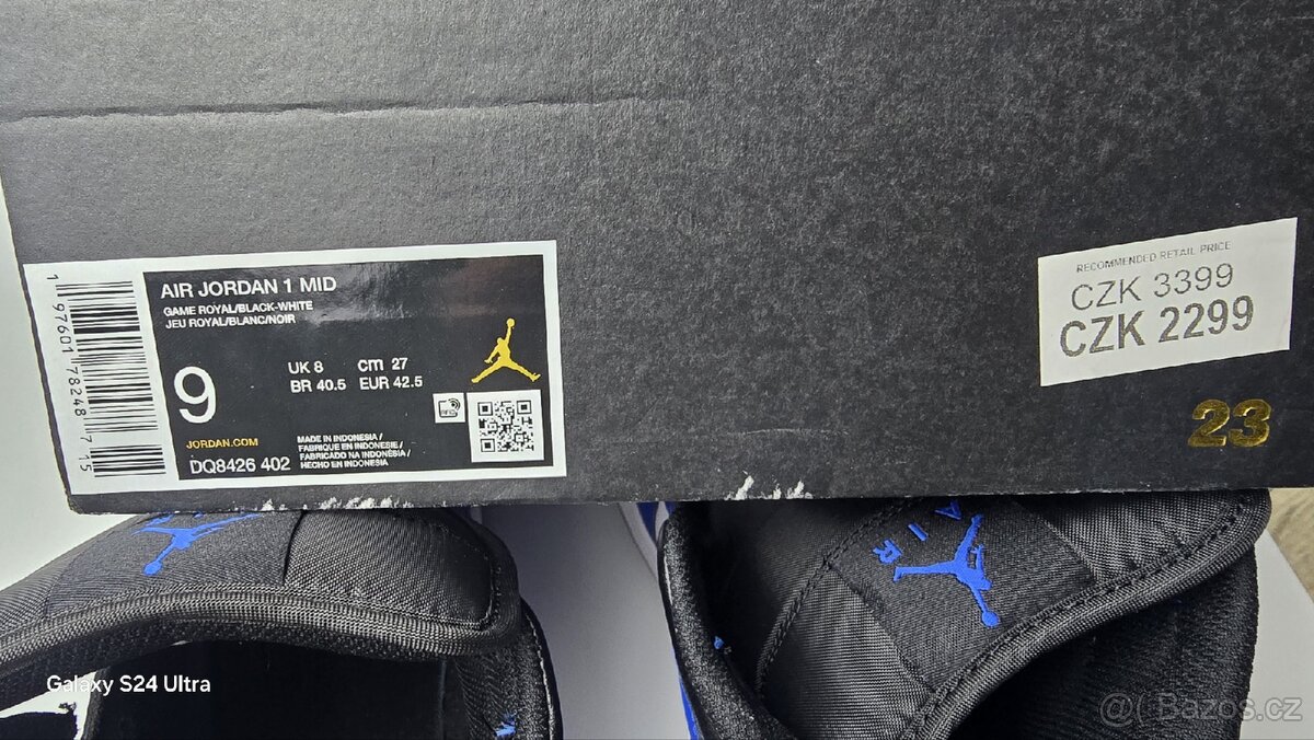 Nike Air Jordan 1 mid 42,5eu - 2