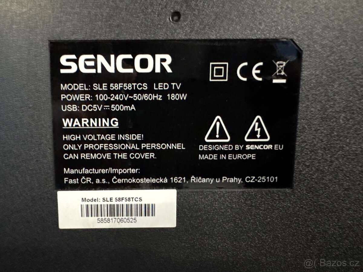 Prodám 3 televize 58” plně funkční - 2