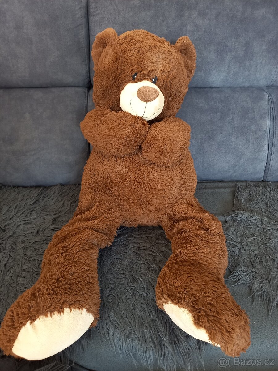 Velký plyšový medvěd hnědý - 2