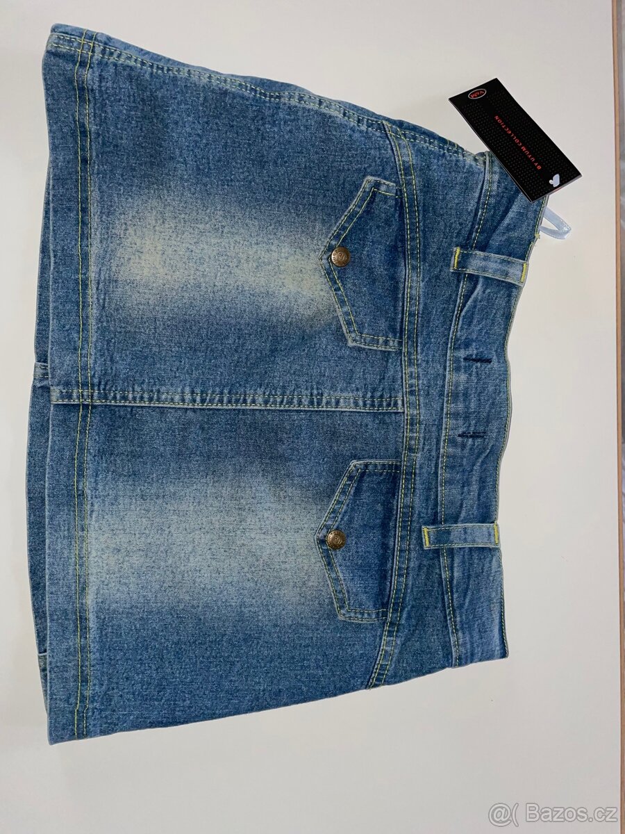 Džínová minisukně - 2