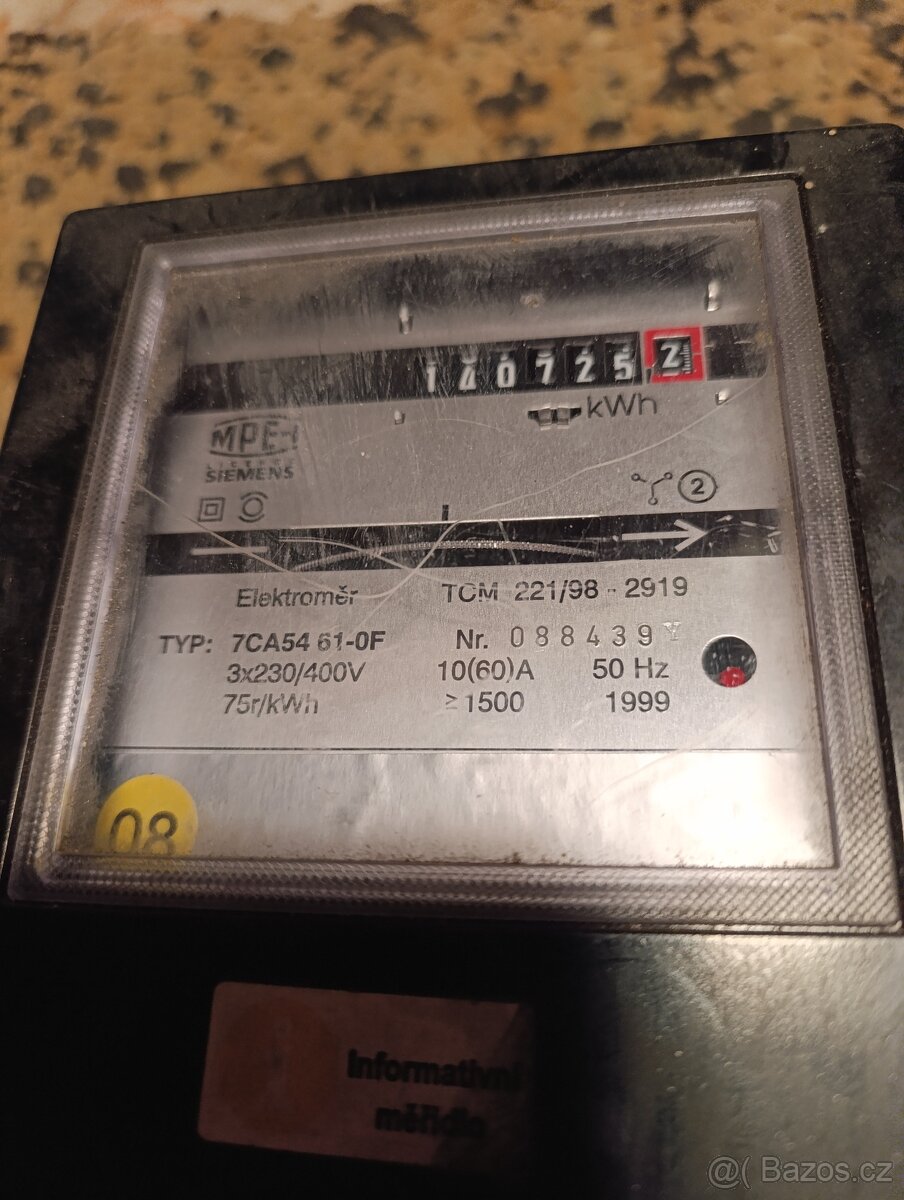 elektroměr 3fazový - 2
