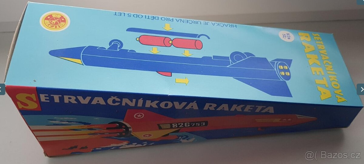 Raketa Ites stará hračka z ČSSR - 2