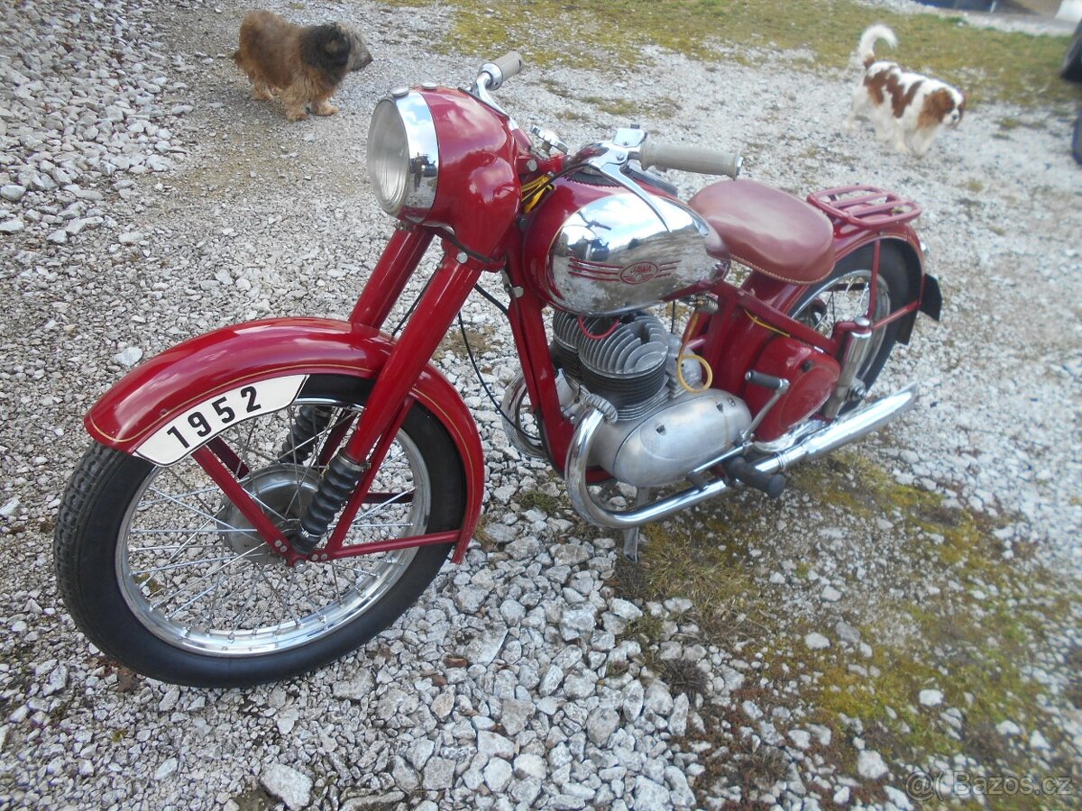 Jawa 350/18 pérák s TP a SPZ - 2