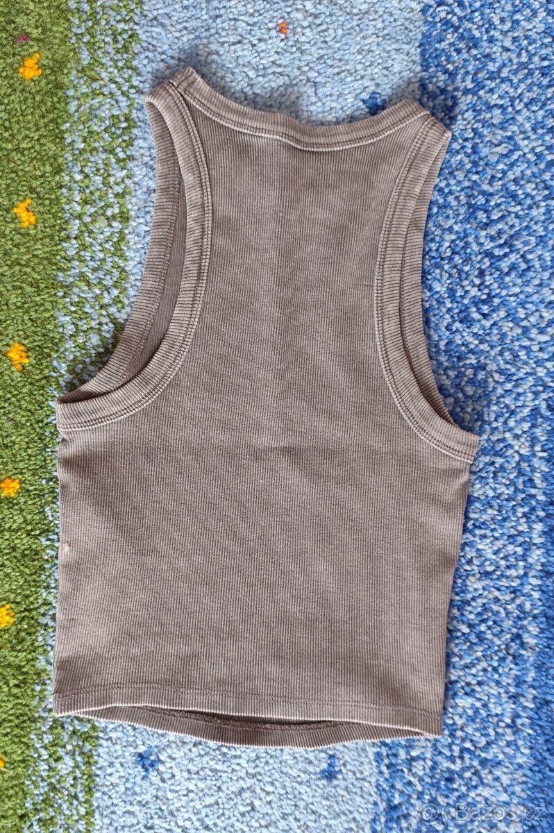 Šedé triko bez rukávů XS - 2