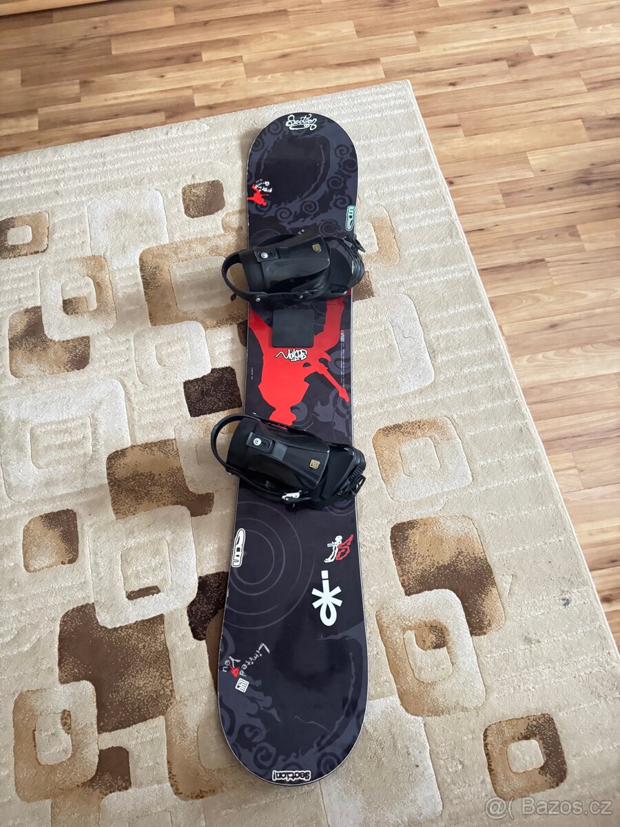 Snowboard 160cm komplet set, boty 43 - 2
