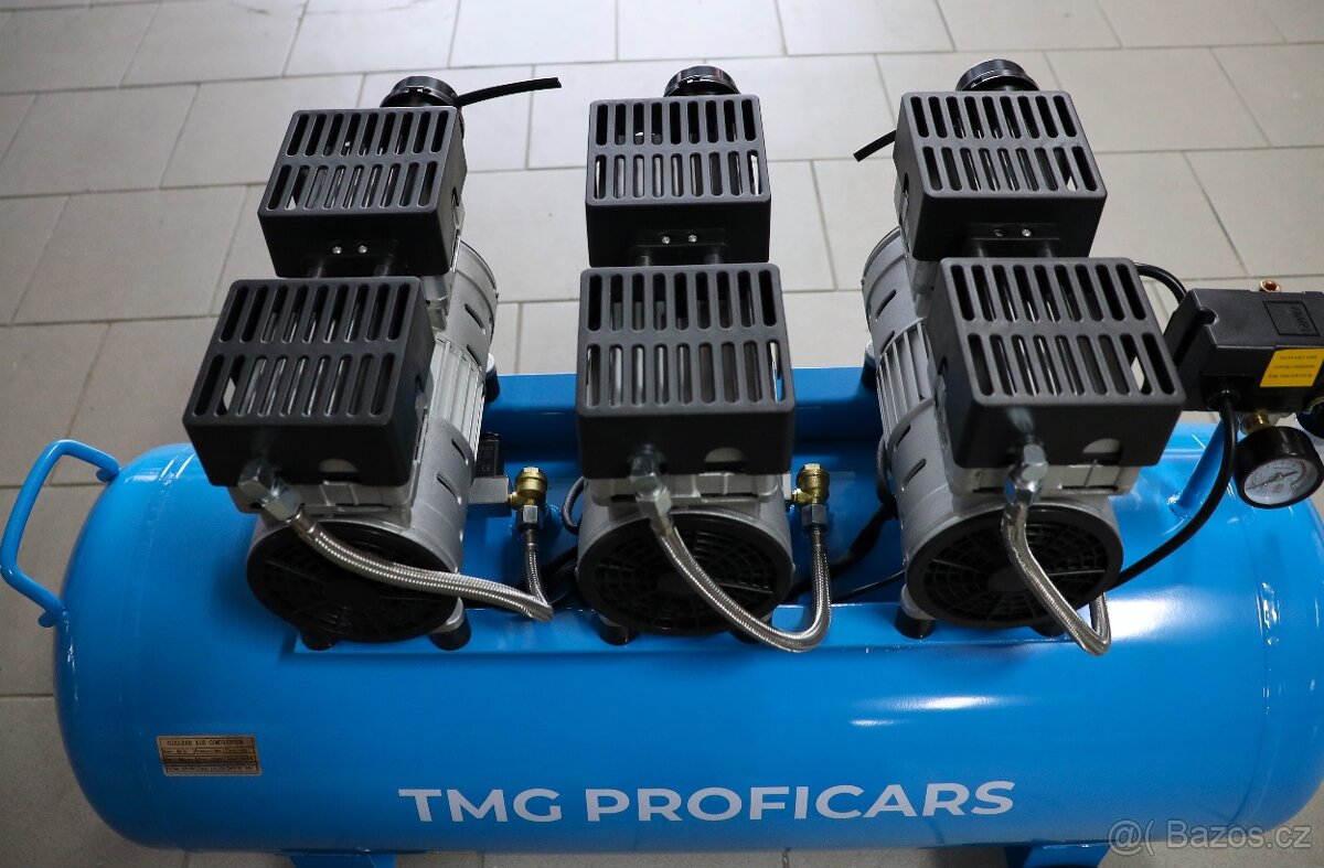 Bezolejový kompresor 100L, 485l /min, 8 Bar - 2