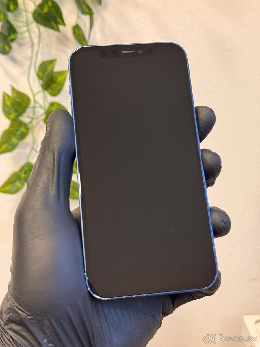 iPhone 12 64GB modrý - 100% baterie - 2