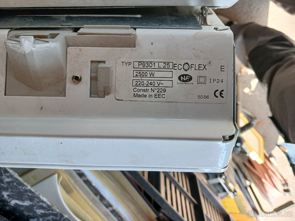 prodám 2 přímotopy 2 500kW - 2