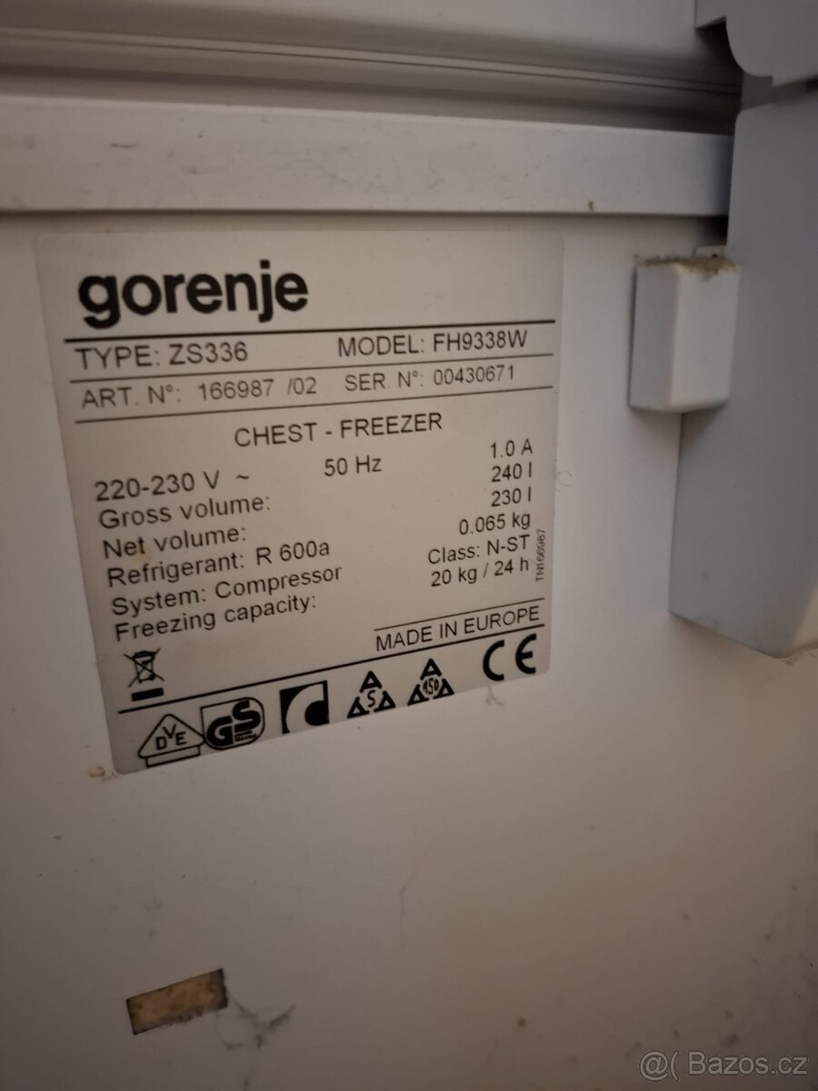 pultový mrazák Gorenje - 2