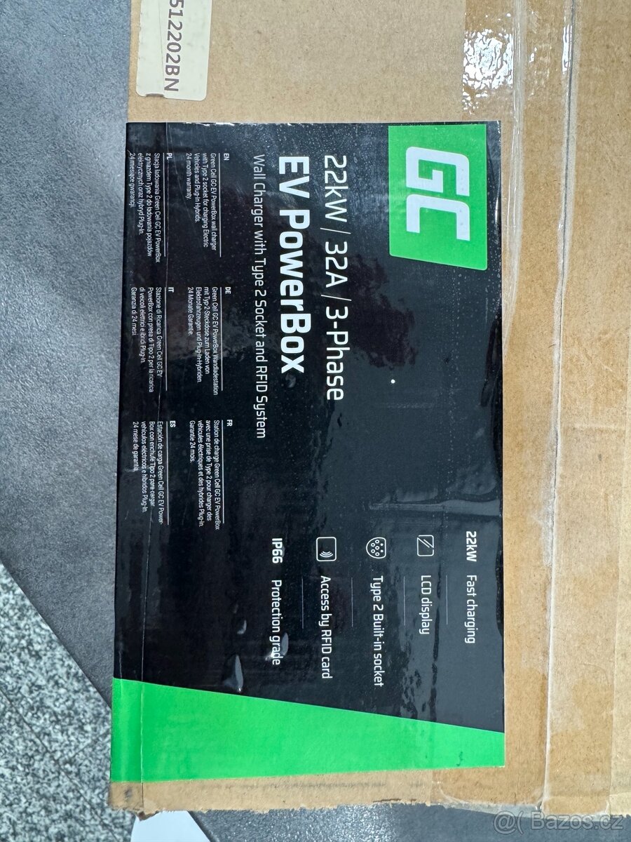 Green Cell Wallbox GC EV PowerBox 22kW nabíječka - 2