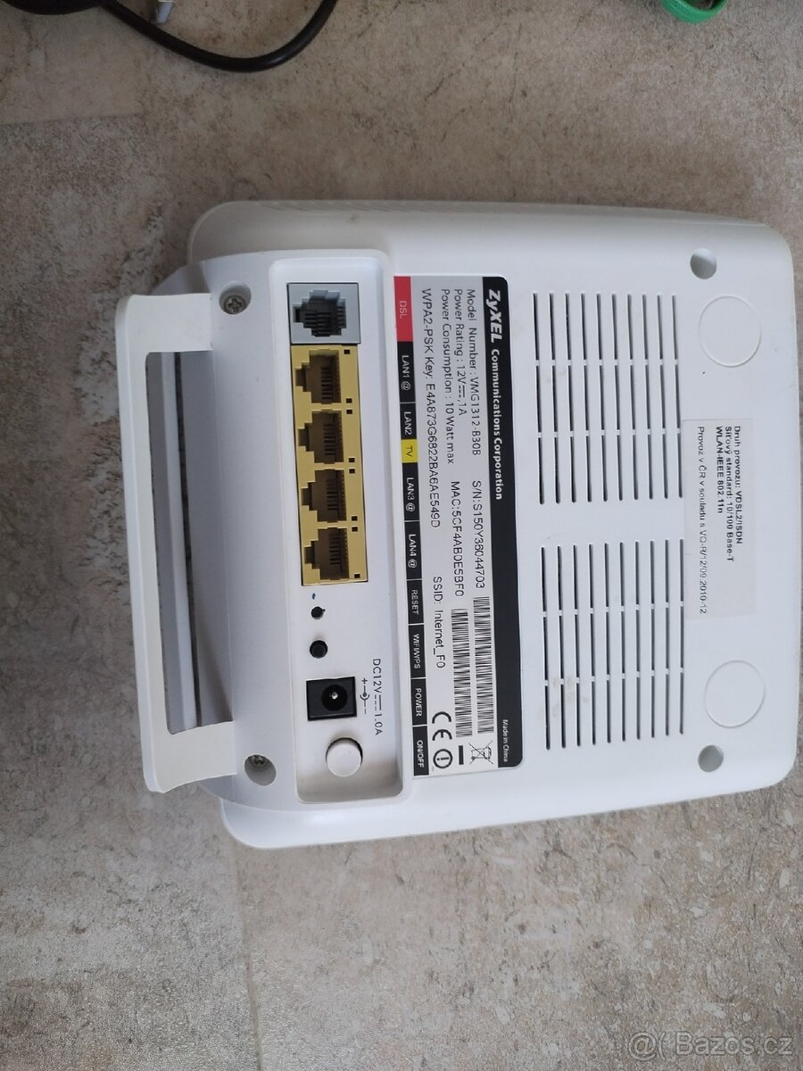 Zyxel router o2 - 2
