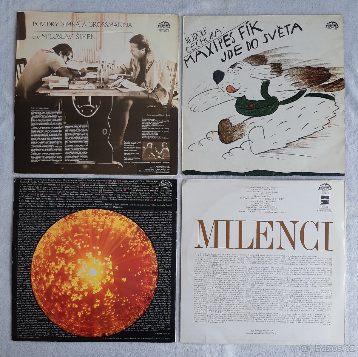 retro LP a SP desky (ceník v textu) //SLEVA// - 2