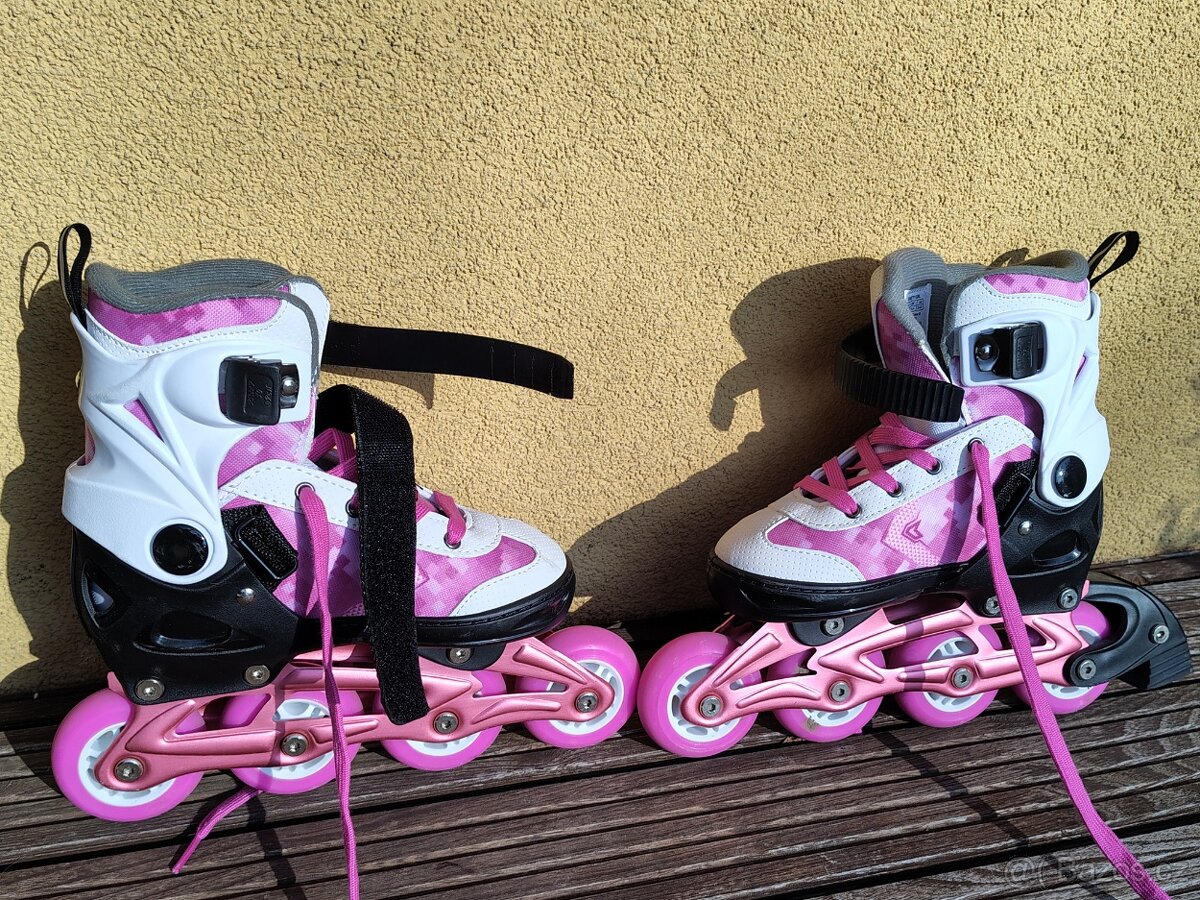 Dětské dívčí inline brusle - 2
