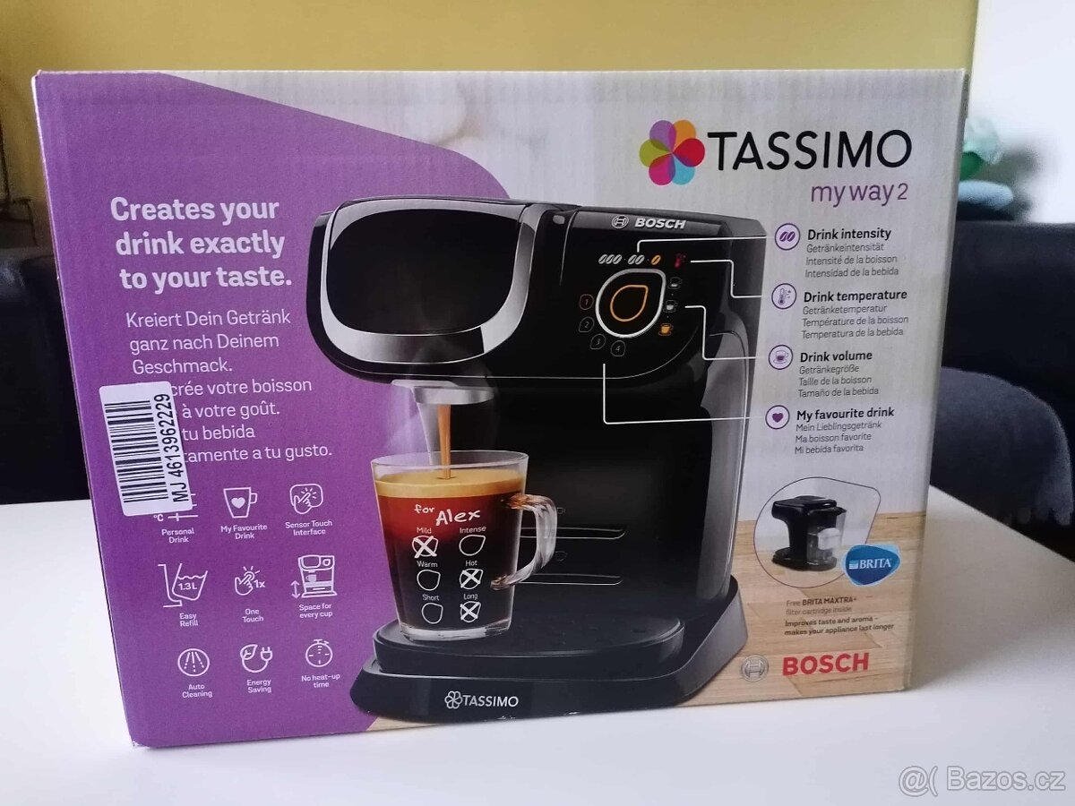 kávovar zn. Bosch TAS6502 Tassimo My Way2 - 2
