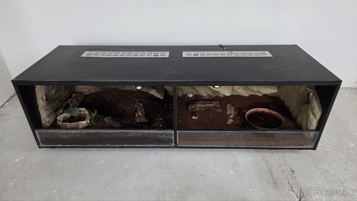Terárium (dvojité) 180x60x50 - 2