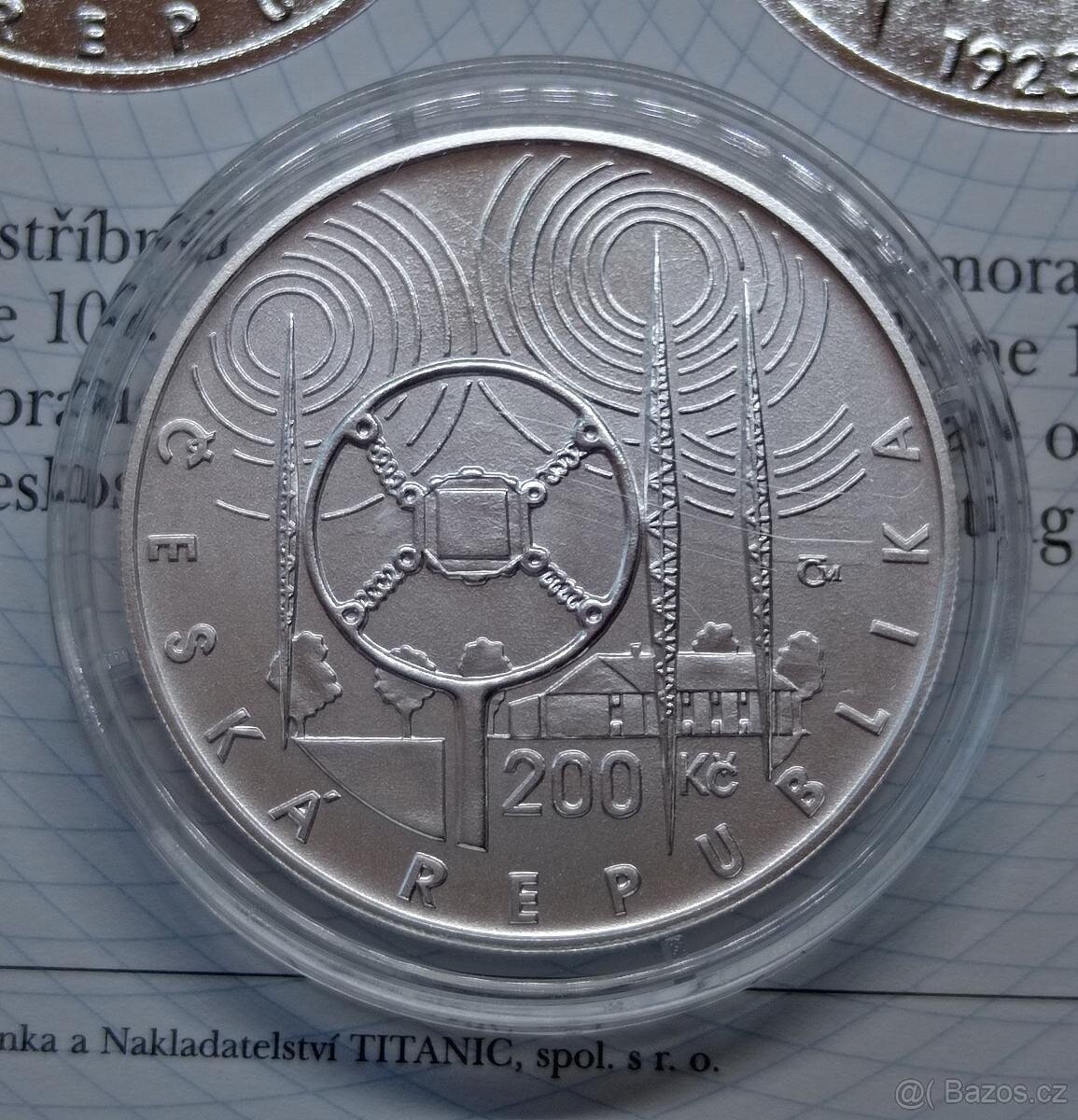 Stříbrná 200 Kč 2023 - Vysílání Československého rozhlasu B - 2