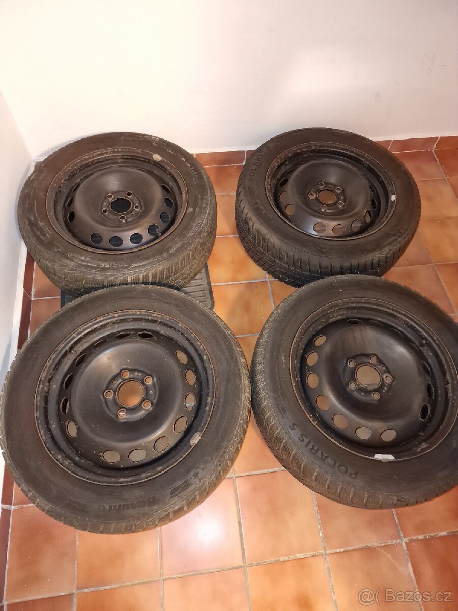 Zimní pneu 205/55 R16 na discích 5x108 - 2