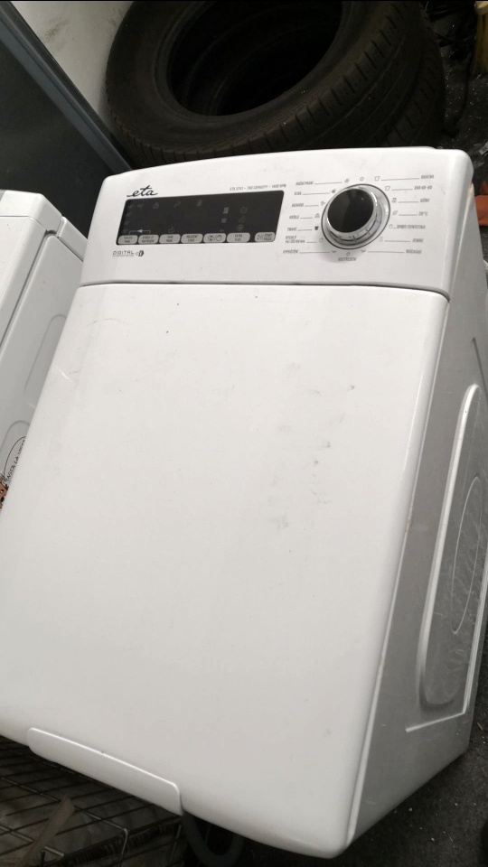 ETA MODEL 4137 VRCHEM PLNĚNA PRACKA 7 KG PRADLA 1400 OTA - 2