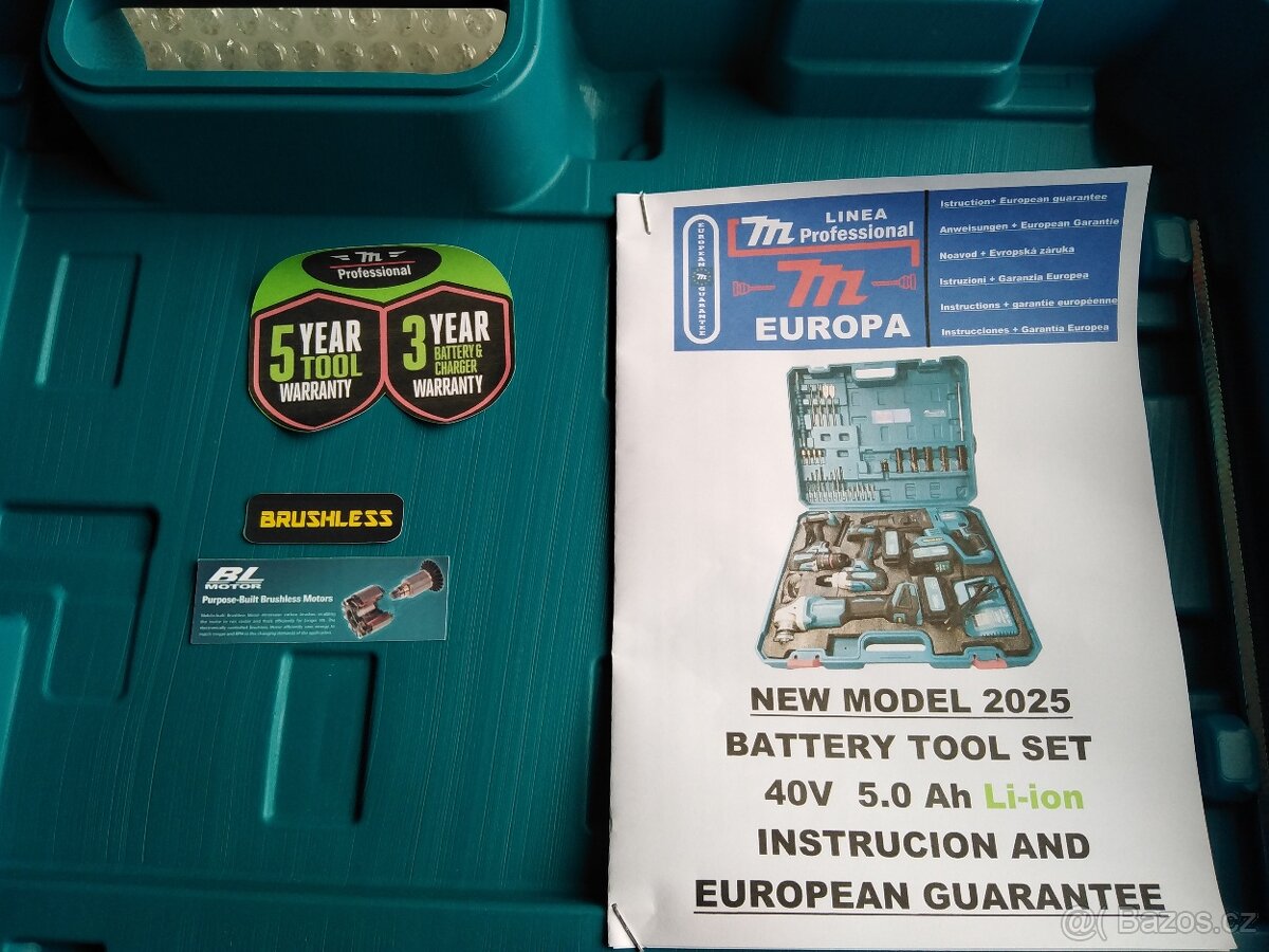 Profesionální sada aku nářadí "M Professional", Japan - 2