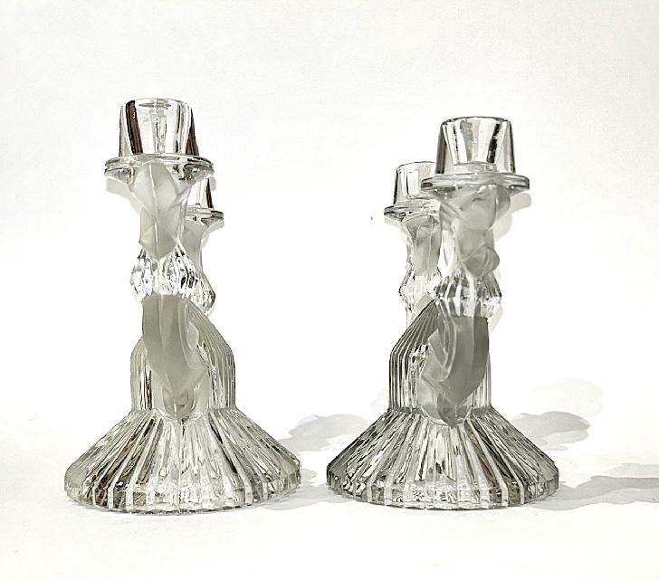 Svícny 2x / Art Deco/ Libochovice - 2