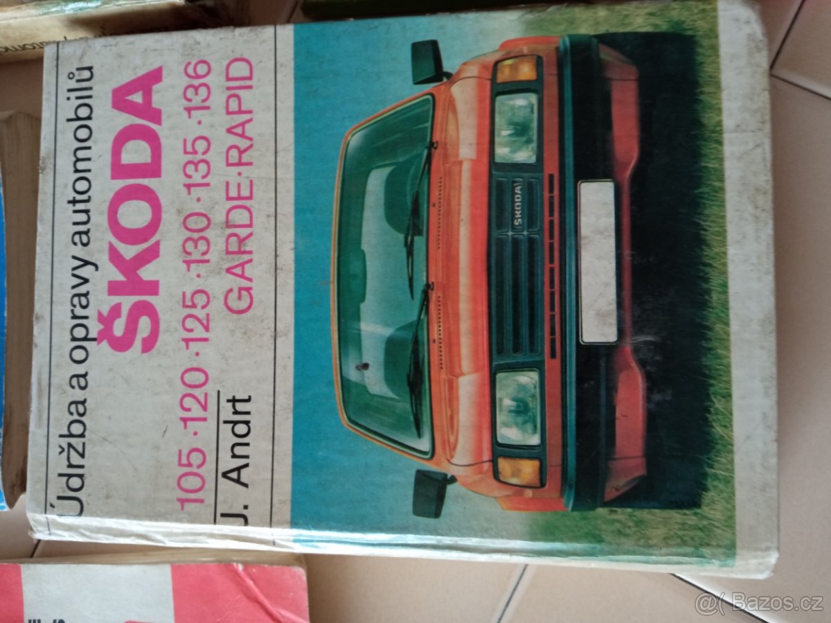 Knihy k vozu škoda, - 2