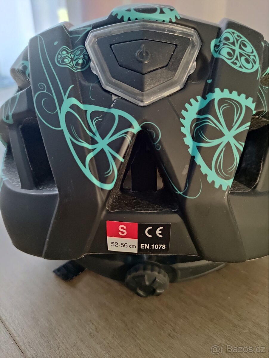 Cyklistická helma R2 52-56 cm se světlem - 2