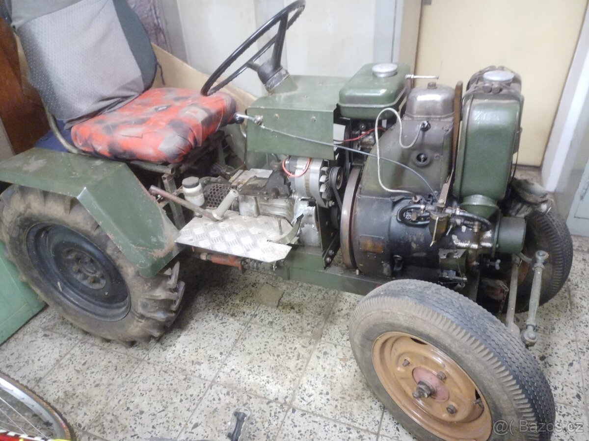 Malotraktor domácí výroby - 2