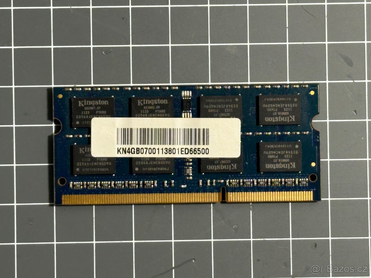 Paměť RAM Kingston 4GB DDR3 - 2