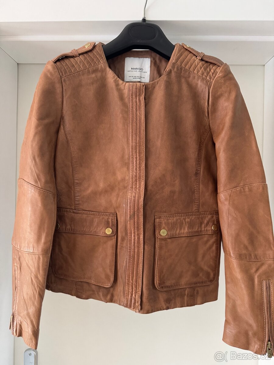 Kožená bunda H & M NOVÁ - 2