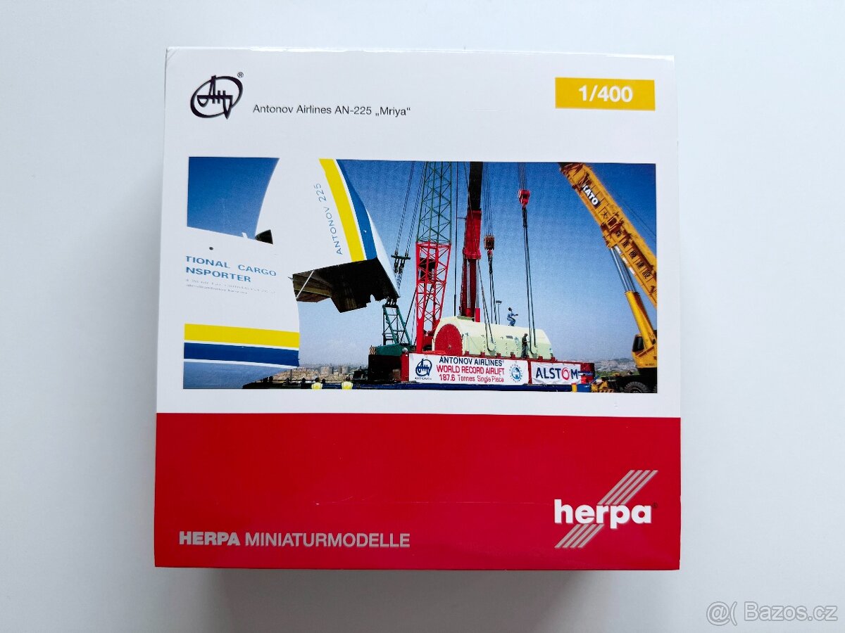 KOVOVÝ MODEL - ANTONOV 225 MRIJA 1:400 - 2