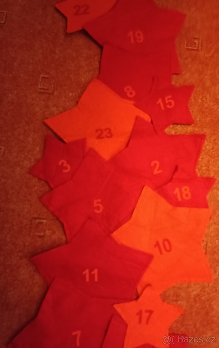 Látkový adventní kalendář - 2