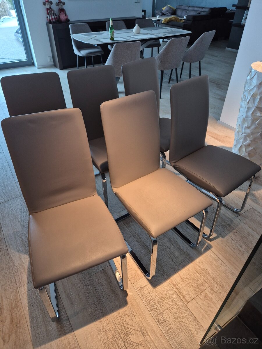 Židle jídelní - 6 ks - 2