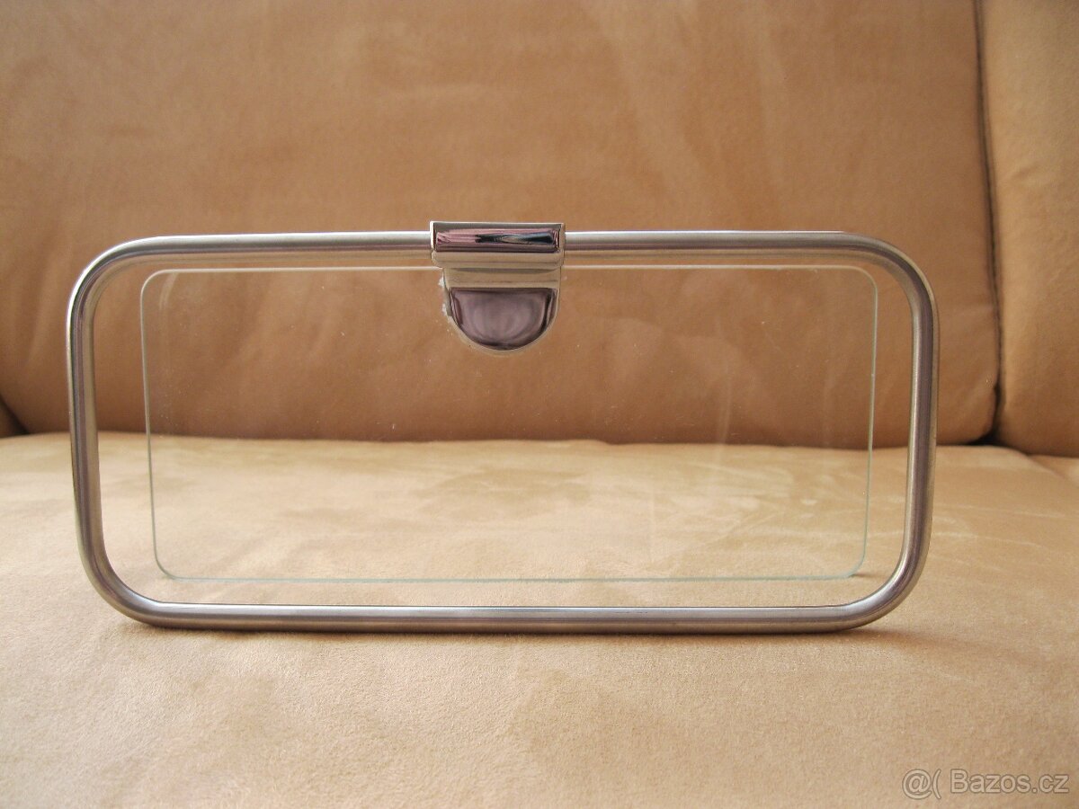 Koupelnová polička IKEA. Nerez, sklo. - 2