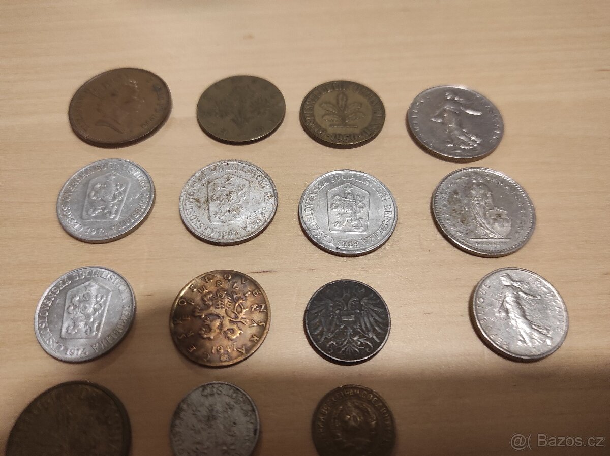 Soubor mincí 39 kusů - 2