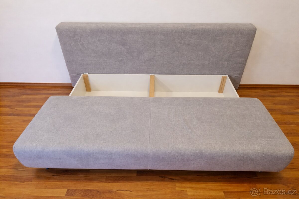 Rozkládací pohovka nová, šedá - 2