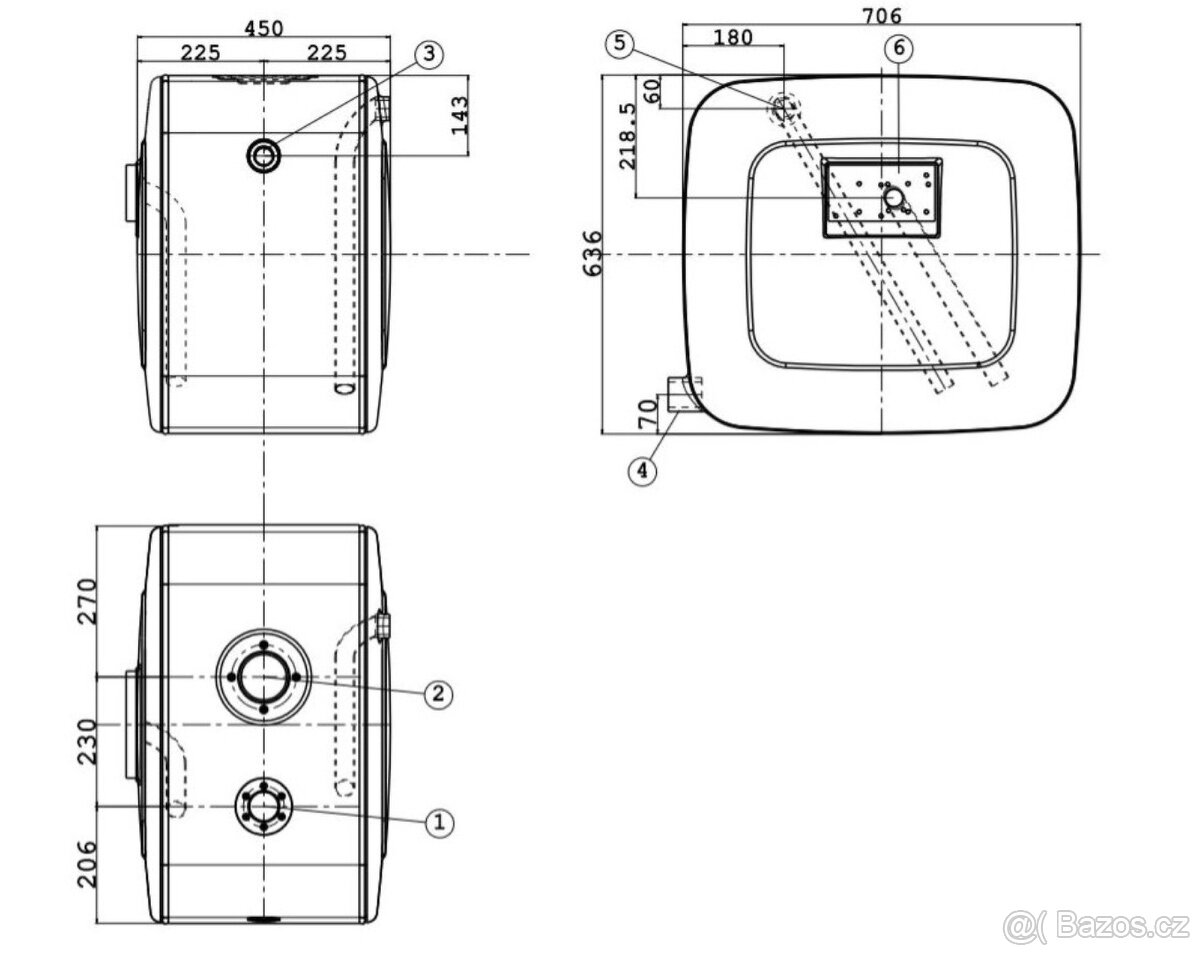 Hydraulická nerezová nádrž - 2