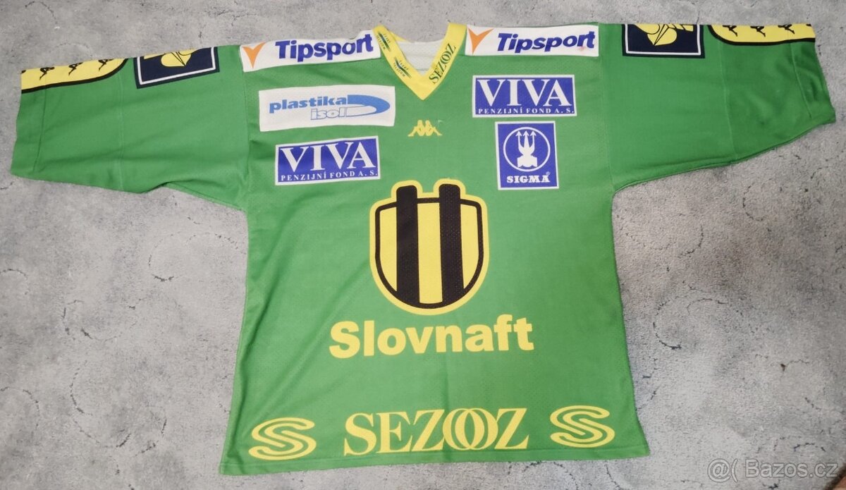 originál dres Vsetin z 90. let - 2