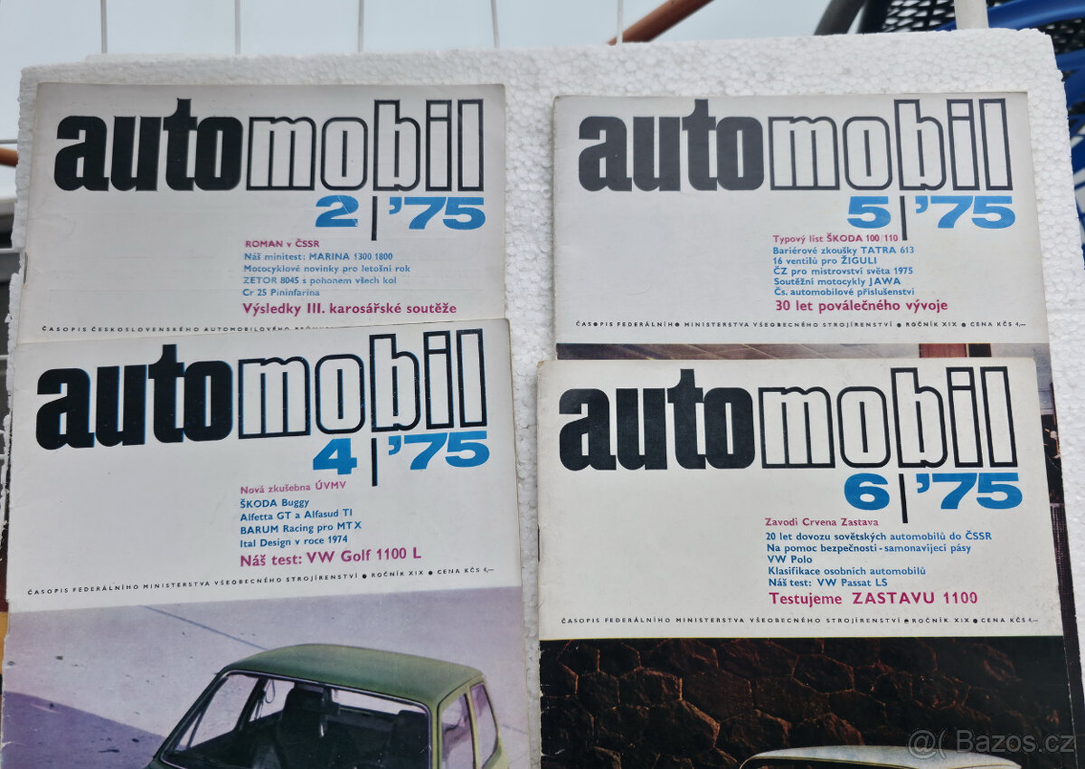 Časopis Automobil 1975 - 2