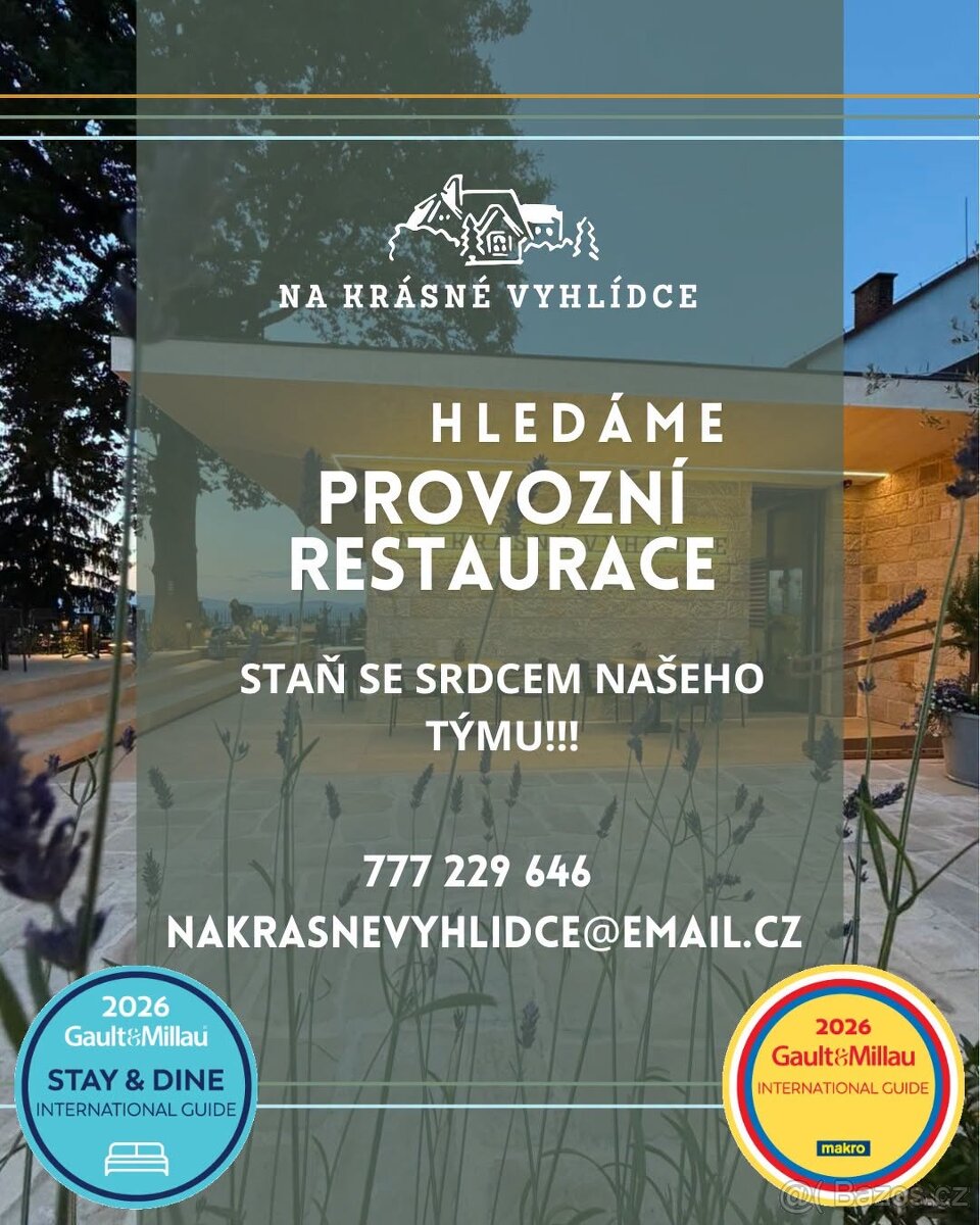 Hledáme PROVOZNÍHO/PROVOZNÍ - 2
