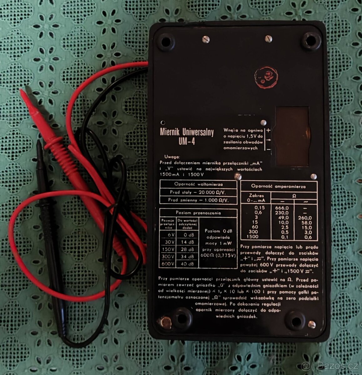 Prodám retro analogový multimetr AVOMET UM-3 - 2