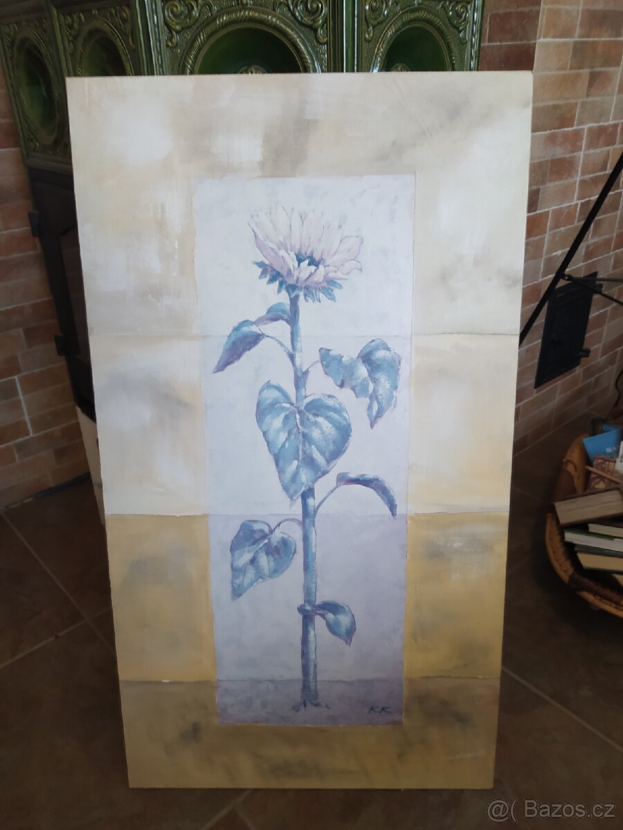 2xKRASNY OBRAZ MALBA NA DŘEVĚ - 2